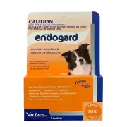Endogard All wormer ORANGE for Large Dogs 20 Kg - 3 pack Worming Tablets