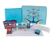 New Sealed Pokemon TCG S-Chinese 2024 Eevee GX Gift Box Vaporeon Box Exclusive