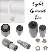 Eyelet Grommet Die Set 2 3 4 5 6 8 10 12 14 17 20mm Hand Press Machine DK98 Tool