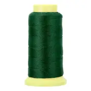 Bonded Thread, 1 mm 190 Yards Polyester Sewing Cord for Tassels, Emerald Green