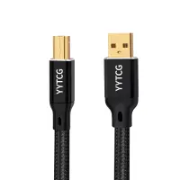 在飛比找PChome24h購物優惠-YYTCG 1.5M 發燒級 USB A轉B DAC聲音訊號