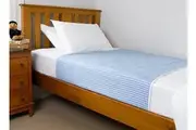Brolly Sheets Single Size Sheet Bed Pad - Blue