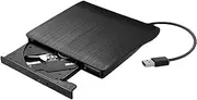 Setauoo USB Optical Drive External,USB Disk Burner | High-Speed Disc Writer Burner Portable, Slim Disk Reader Duplicator for Home