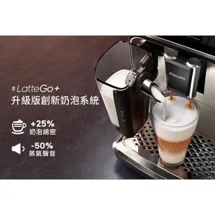 PHILIPS 飛利浦 全自動義式咖啡機 EP5447(銀色/金色)