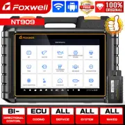 FOXWELL NT909 8" Key IMMO Programming Tool Bluetooth OBD2 Scanner Bidirectional