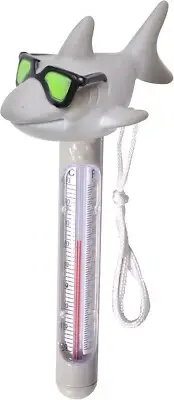 Swimline 9226 Thermanimals Soft Top Pool & Spa Thermometer Cool Shark Sunglasses