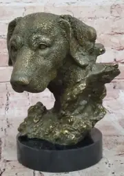 Limited Edition "Old Friend " Bust of a Labrador Retriever by Miguel Lopez or M