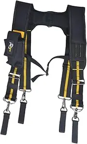 [yuksok] Men Tool Belt Suspender Electrician Tool Hanging Work Belt Brace, Comfortable