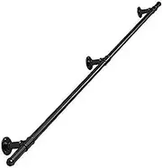 Adjustable Wall-Mounted Safety Handrail Bracket for Stairs, Bathroom & Kitchen – Heavy Duty Assistive Rail Support for Elderly & Adults(8.2 FT)