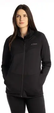 Klim Swan Valley, functional jacket women , color: Black , size: XL