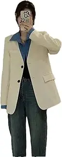 [Generic] Women Suit Jacket Spring Fake Two Pieces Long Sleeve Blazer Female Coat Casual Office Tops