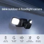 Outdoor 4 Floodlight Camera (Newest Model), Wire-Free Smart Security Camera, 700