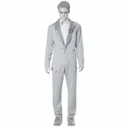 Ghostly Groom Ghost Spirit Victorian Ghost Haunt Halloween Mens Costume
