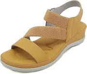 [DDWRGD] Comfort Sandals for Women Casual Walking Sandals, Light Weight Slingback Wedge Sandals, Walking Sandals Women