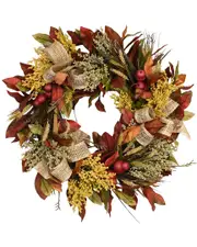 Creative Displays Fall Mixed-Floral Wreath