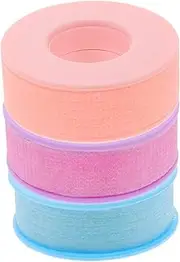 [Beatifufu] 3 Rolls Lash Extension Tapes for Wispy Lashes Spoolies Easy Peel Duo Lash Glue for False Eyelashes