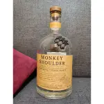 MONKEY SHOULDER 三隻猴子蘇格蘭麥芽威士忌空酒瓶0.7L/1L