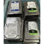 二手硬碟 3.5吋 1TB WD SEAGATE HITACHI 3.5 1TB 1000GB 內接硬碟