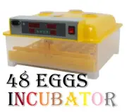 ACCURACY 48 Egg Incubator Fully Automatic Digital LED Turning Chicken Duck Eggs
