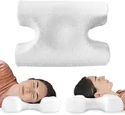sleepwithme. Pro Beauty Anti-Aging Pillow with Cooling Memory Foam Pillow for Back, Stomach, Neck - Soft Low-Medium Loft