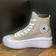 Converse Chuck Taylor All Star Move Platform High Beach Stone Sneakers A04365C