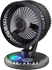 Desk Fan, Portable Office Fan, USB Cooling Air, Adjustable, Drive Powered For Convenience, Compact, Quiet, Blower Circulation, Bedroom, Dorm, Home, 6 Inches, White, 1 Pack