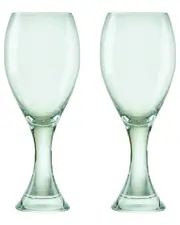 Anton Studio Designs Set of 2 Manhattan Red Wine Glasses