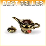 Magical 32 Oz. Genie Lamp Teapot - Disney Golden Ceramic Serving Kettle