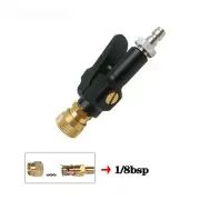 300 Bar Easy Quick Fill Brass Adaptor Female QD on front