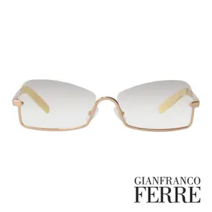 【Gianfranco Ferre】義大利質感金屬下框太陽眼鏡(金-GF544-01)