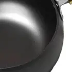 Iron Wok ,Flat Bottom Induction Cooker Gas Wooden Handle Frying Pan Chinese Wok