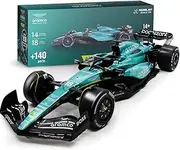 Formula 1 AMR 23 Model kit - 1:18 Scale Racing F1 AMR 23 Aramco Model Inspired by Fernando Alonso & Lance Stroll Building kit, Collectible diecast, 140 Pieces