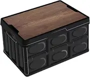 POPETPOP Large Capacity Car Trunk Storage Box Durable Organizer for Sundries Stackable Design for Efficient Space Management for Camping and Outdoor Activities