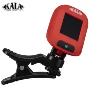 Kala KKR-RD Klipz Rechargeable Chromatic Clip On Tuner Red For Guitar, Ukulele