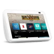 Amazon Echo Show 8 with Alexa (2nd Gen) - Glacier White