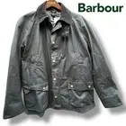Barbour Men’s Ashby Waxed Jacket in Olive Green Cotton Barn Coat | Sz XXL | NWT