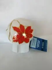 Yankee Candle Scent Plug Diffuser Red Gold Flower With Tag