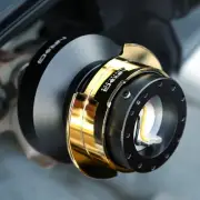 NRG ROSEGOLD HUB+GEN 2.5 QUICK RELEASE SILVER+IRIDIUM RING FOR CIVIC PRELUDE