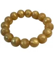 Lil Jumbl Baby Teething Bracelet BT002 Metallic Gold
