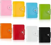 [GTILE] 8Pcs Mini Instant Film Photo Album Book, Credit Card Holder, Case Purse Pocket Wallet Pouch Organizer, Stamping Collection Image Plate Organizer, Card bag for Managing Your Cards (colorful)