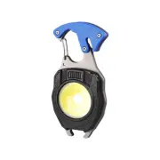 Mini LED COB Work Light Keychain Flashlight Torch Camping Lamp USB Rechargeable