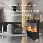 Electric Fireplace Heater 1500W Space Heater Fireplace with 3D LED Flame Stove