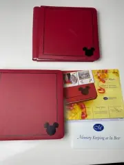2 Creative Memories Red Disney 7x7 Albums Mickey Ears (1 New, 1 Damaged - Read)