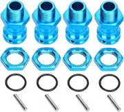 POENVFPO 17mm Aluminum Wheel Hubs Hex Kit, 23MM Extension Adapter with Steel Pin Inner Diameter 8mm with Ring for 1:8th RC Hobby Car Model (Blue 69x38x35cm / 27.2x15.0x13.8in)