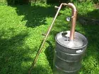 Beer Keg Kit 2" inch Copper Moonshine Still Pot Reflux Distillation Column