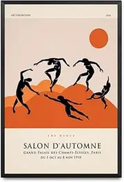 Matisse Art Exhibition Poster Abstract Matisse Dance Canvas Painting Modern Wall Art Matisse Print Home Decoration Picture 40x60cm Unframed