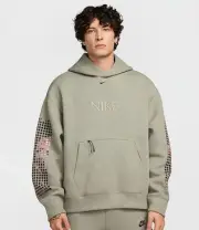 Nike Tech Fleece Hoodie Pullover Light Army/Black HJ0683-320 Size M