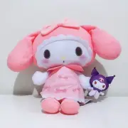 Sanrio My Melody Plush Girly Pink BIG With Kuromi Approximately 30cm BNWT