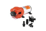 SEAFLO 12V Water Pump Pressure Diaphragm Self Priming Pump 4.5Gallons Per Min 17LPM 40PSI Water Booster for Caravan Motorhome Camper Trailer Boat Yacht