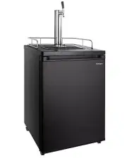 Kegco Digital Homebrew Kegerator Single Faucet Ball Lock Keg Dispenser Black